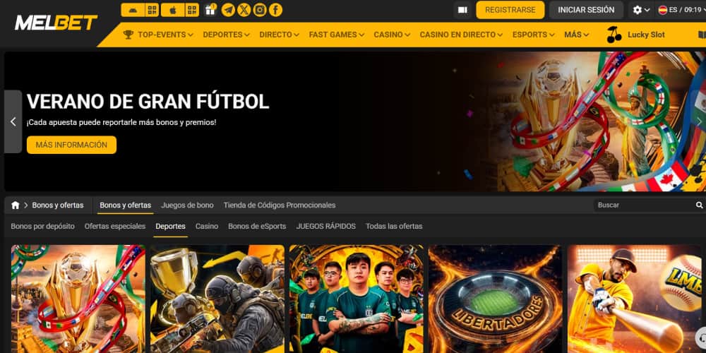 MelBet promociones de apuestas